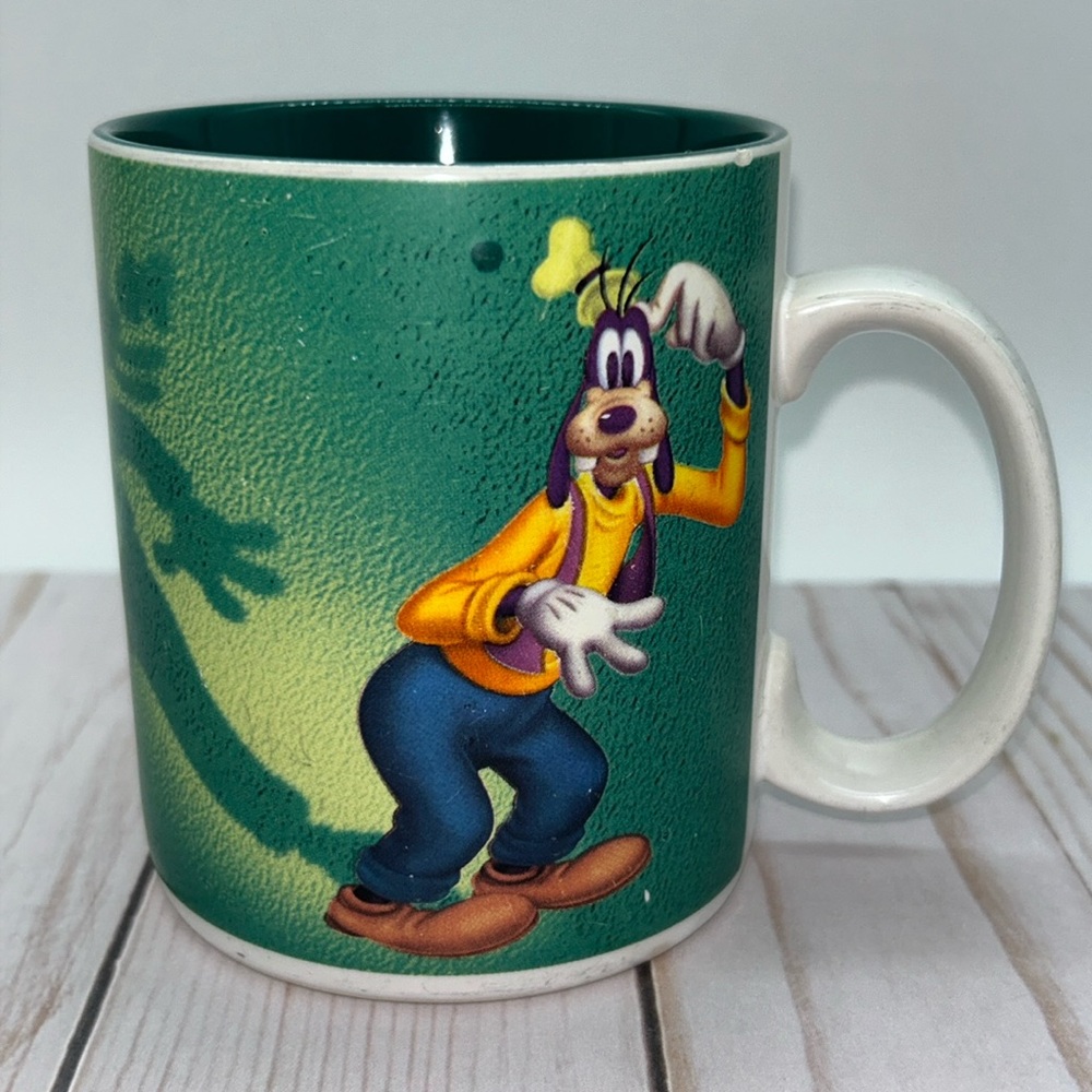 Disney Donald and Goofy Shadow Vintage Coffee Mug